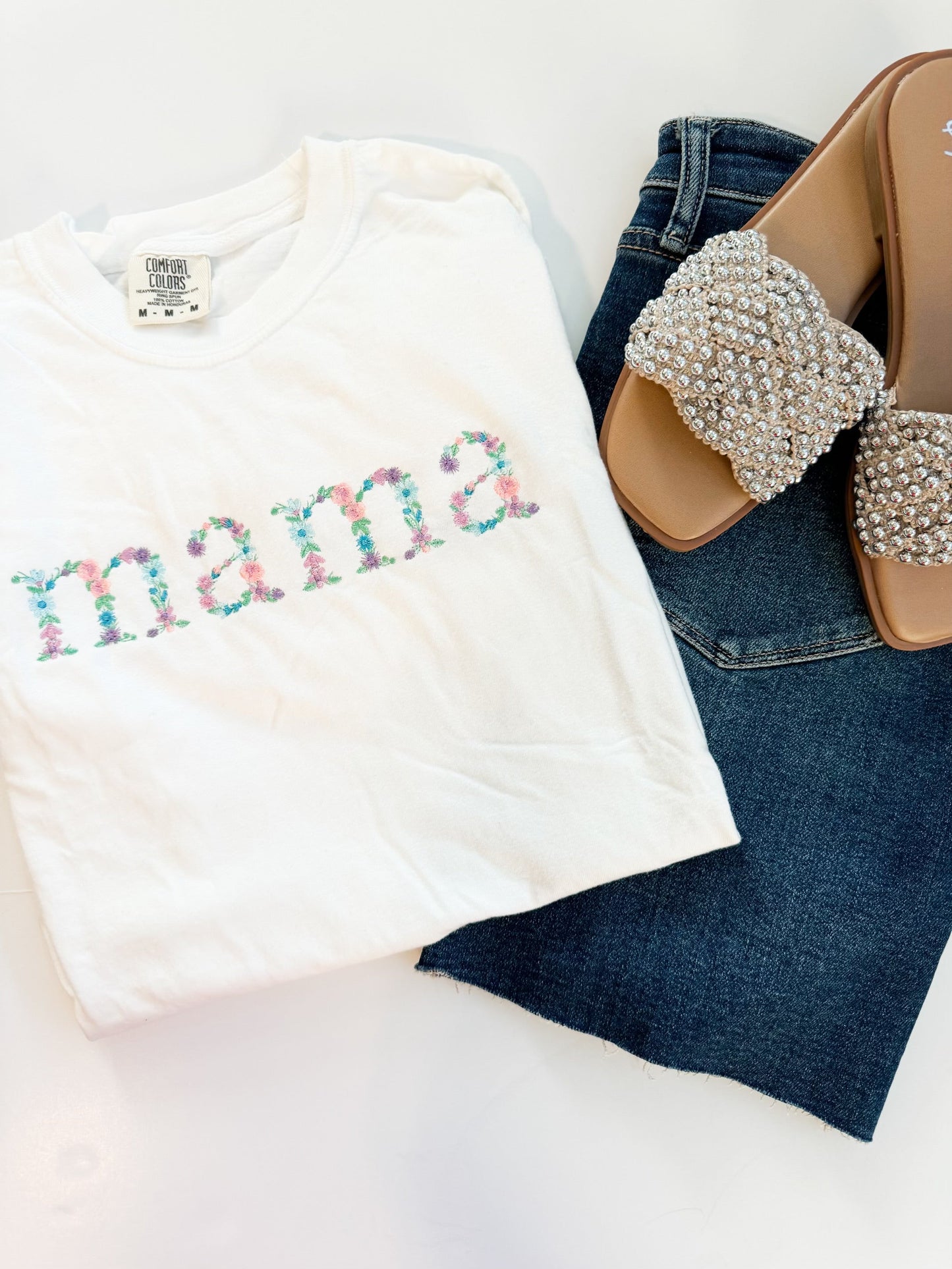 Mama Floral Crewneck or TShirt