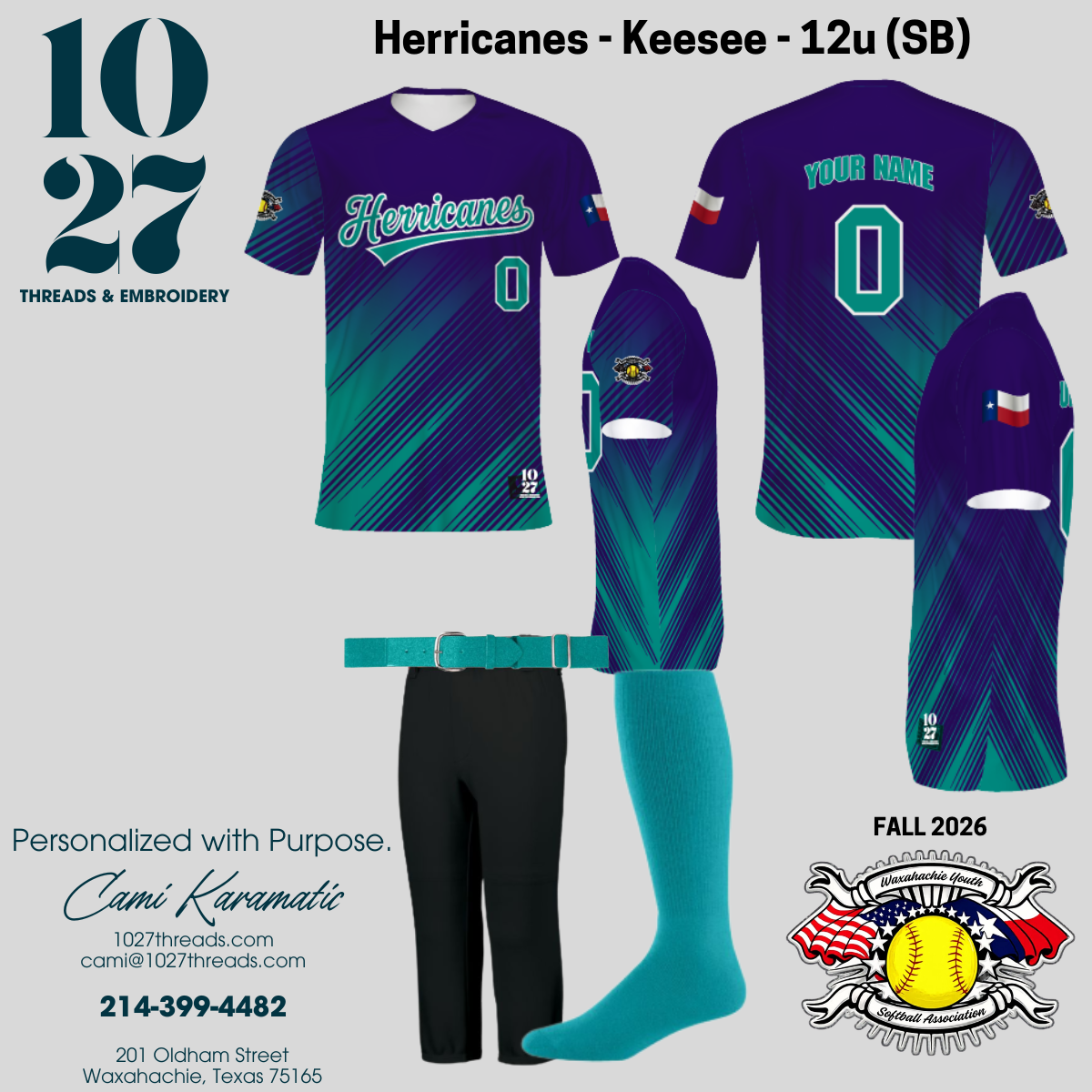 Fall 2026 Softball Fanwear Jerseys