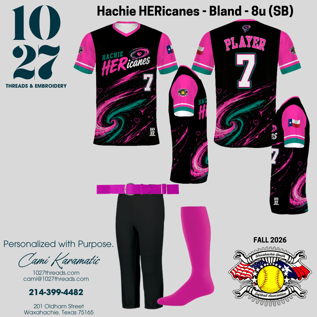 Fall 2026 Softball Fanwear Jerseys