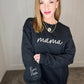 Embroidered Mama Crewneck with Customized Names