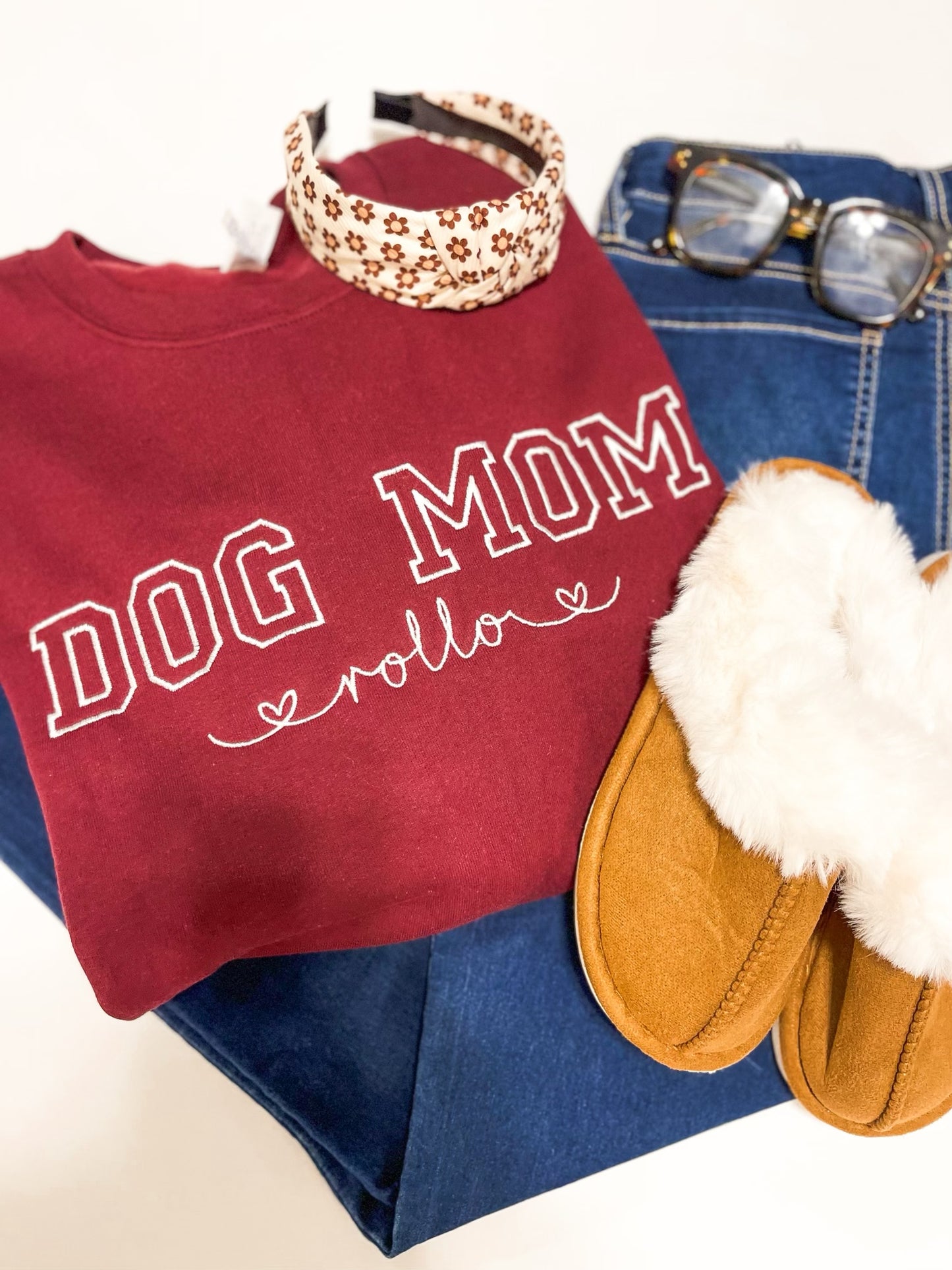 Dog Mom/Cat Mom Custom Crewneck