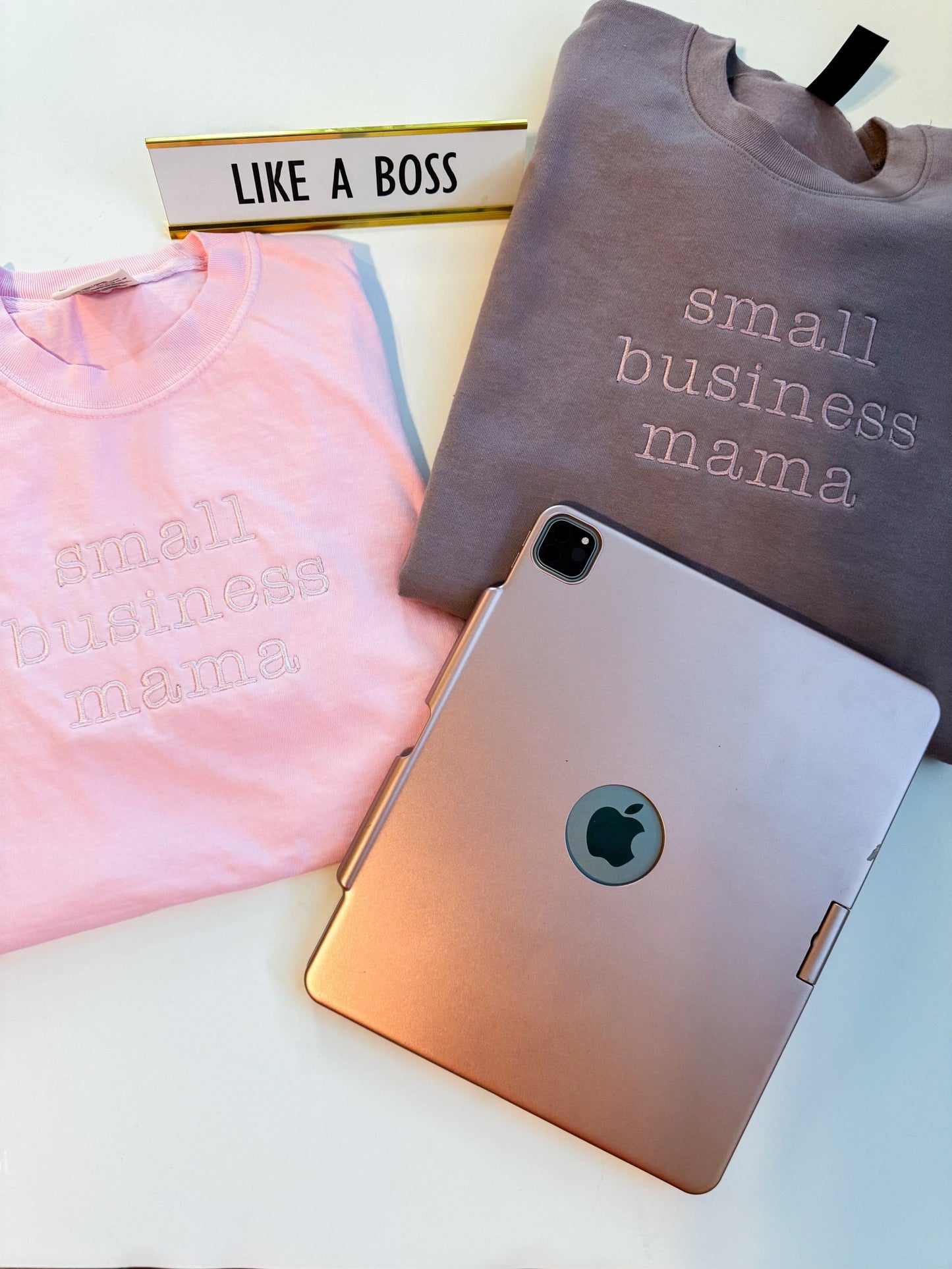 Small Business Mama Crewneck or TShirt