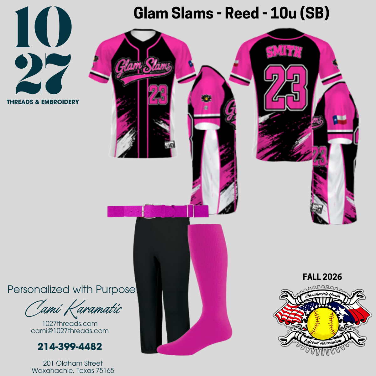 Fall 2026 Softball Fanwear Jerseys