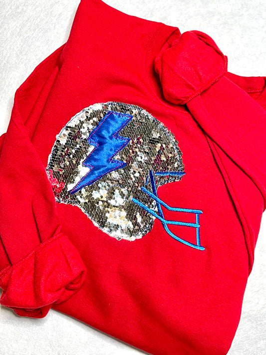 Friday Night Lights Sequin Crewneck