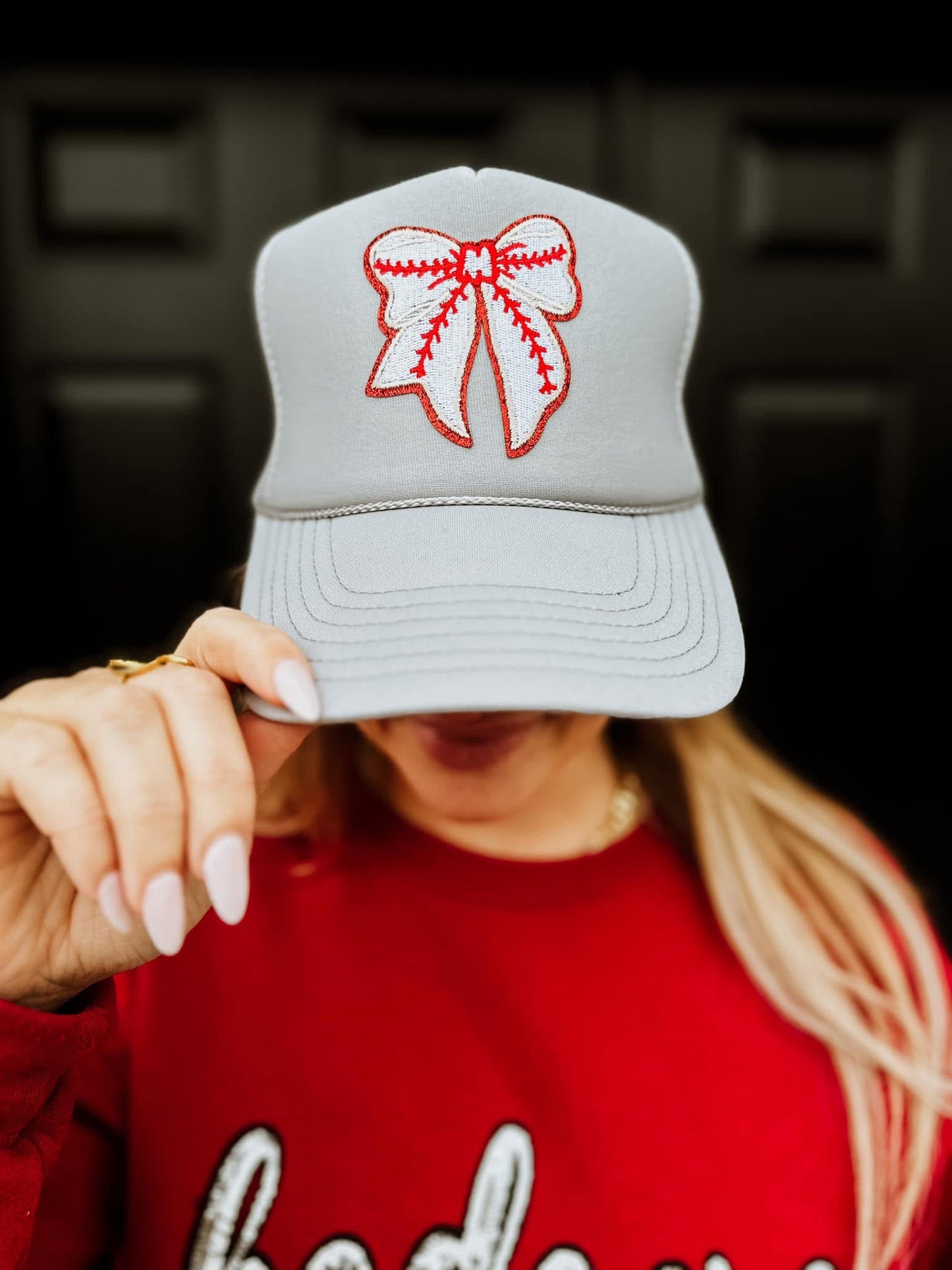 Baseball/Softball Bow Patch Trucker