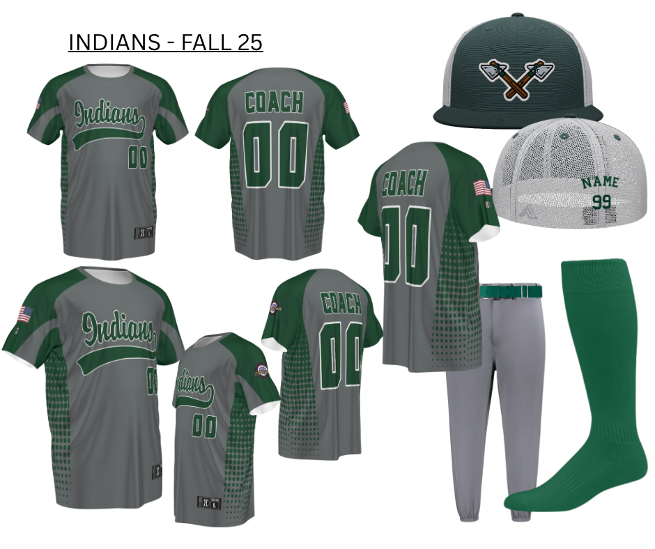Fall 2025 Baseball Team Jersey and/or Hat