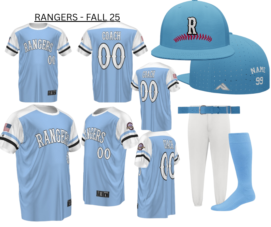 Fall 2025 Baseball Team Jersey and/or Hat