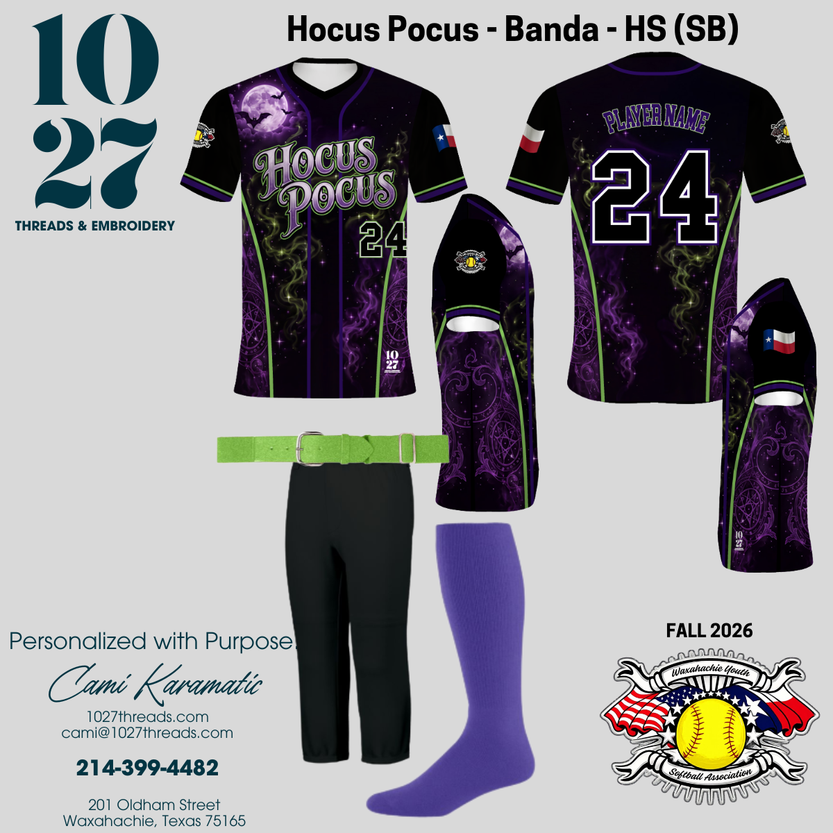 Fall 2026 Softball Fanwear Jerseys