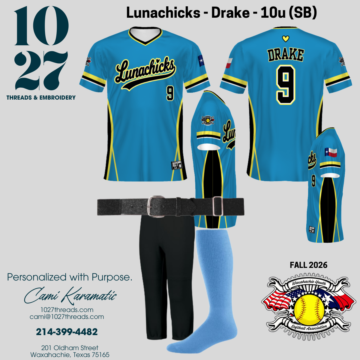 Fall 2026 Softball Fanwear Jerseys