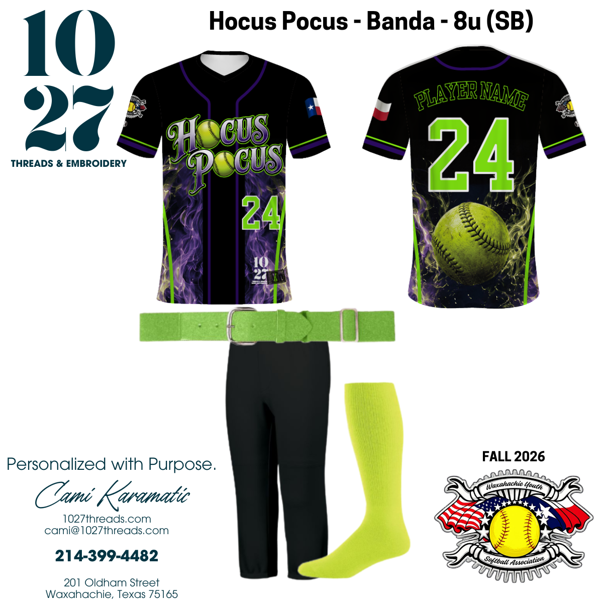 Fall 2026 Softball Fanwear Jerseys