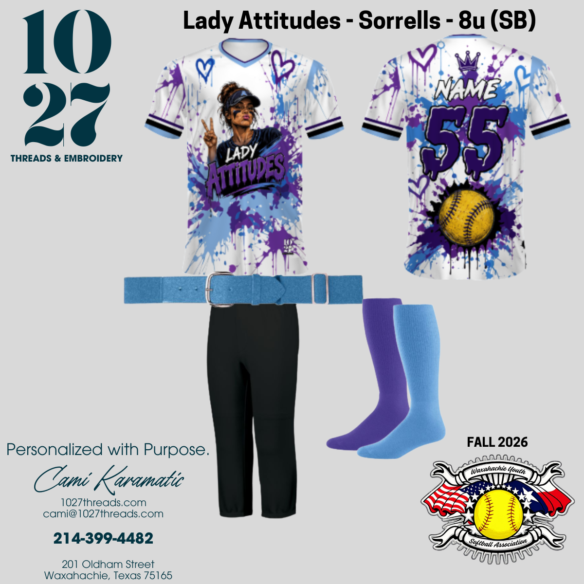 Fall 2026 Softball Fanwear Jerseys