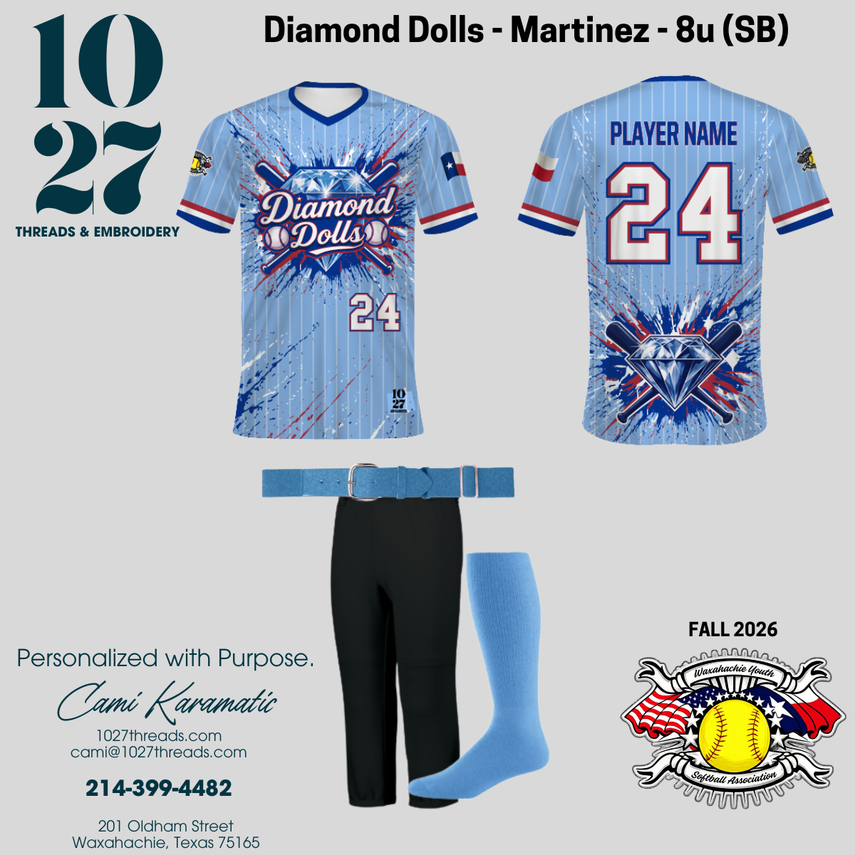 Fall 2026 Softball Fanwear Jerseys