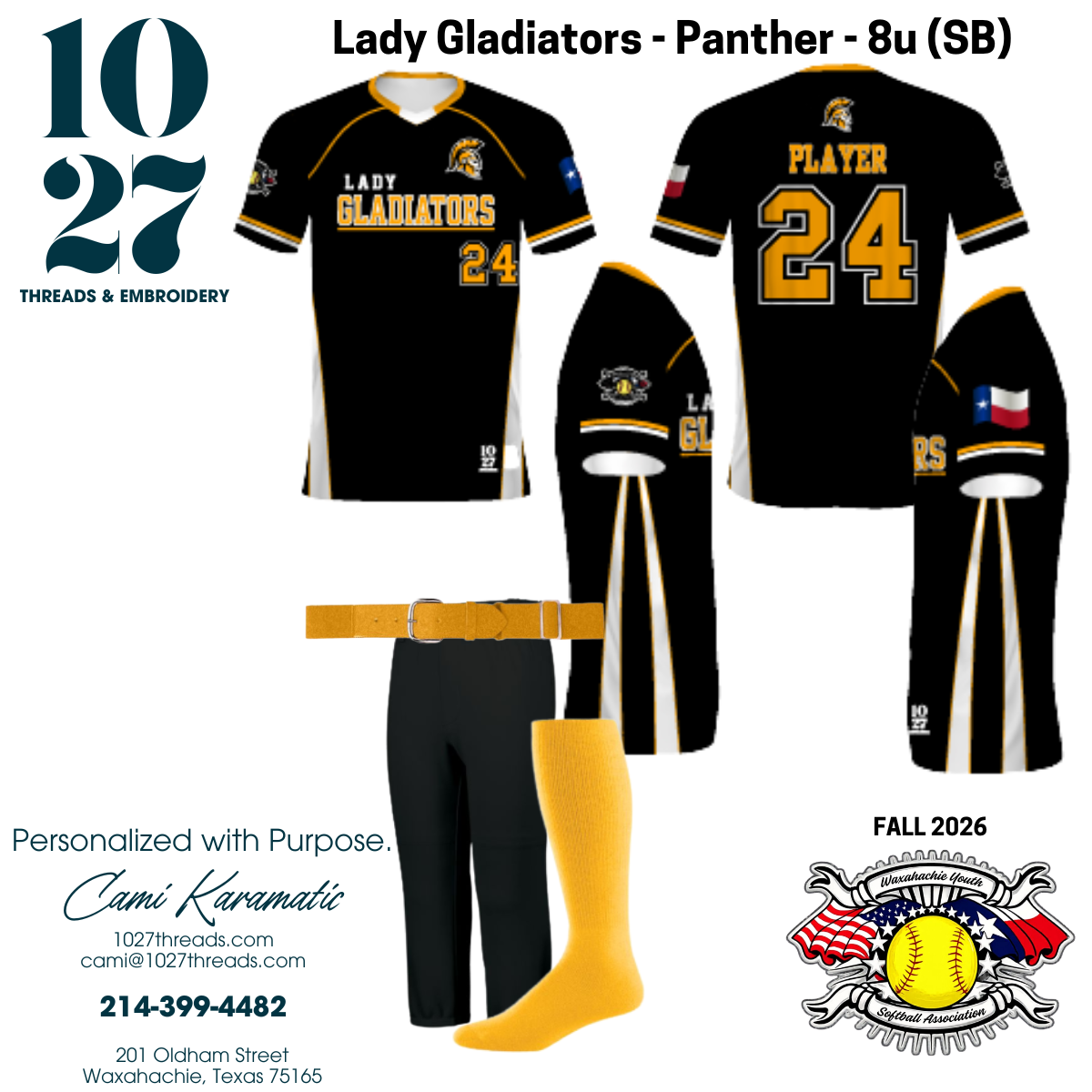 Fall 2026 Softball Fanwear Jerseys